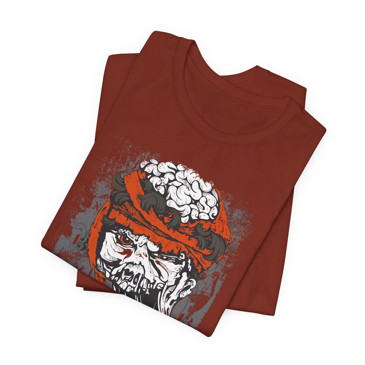 Skull Graphic Unisex Cotton T-Shirt r10