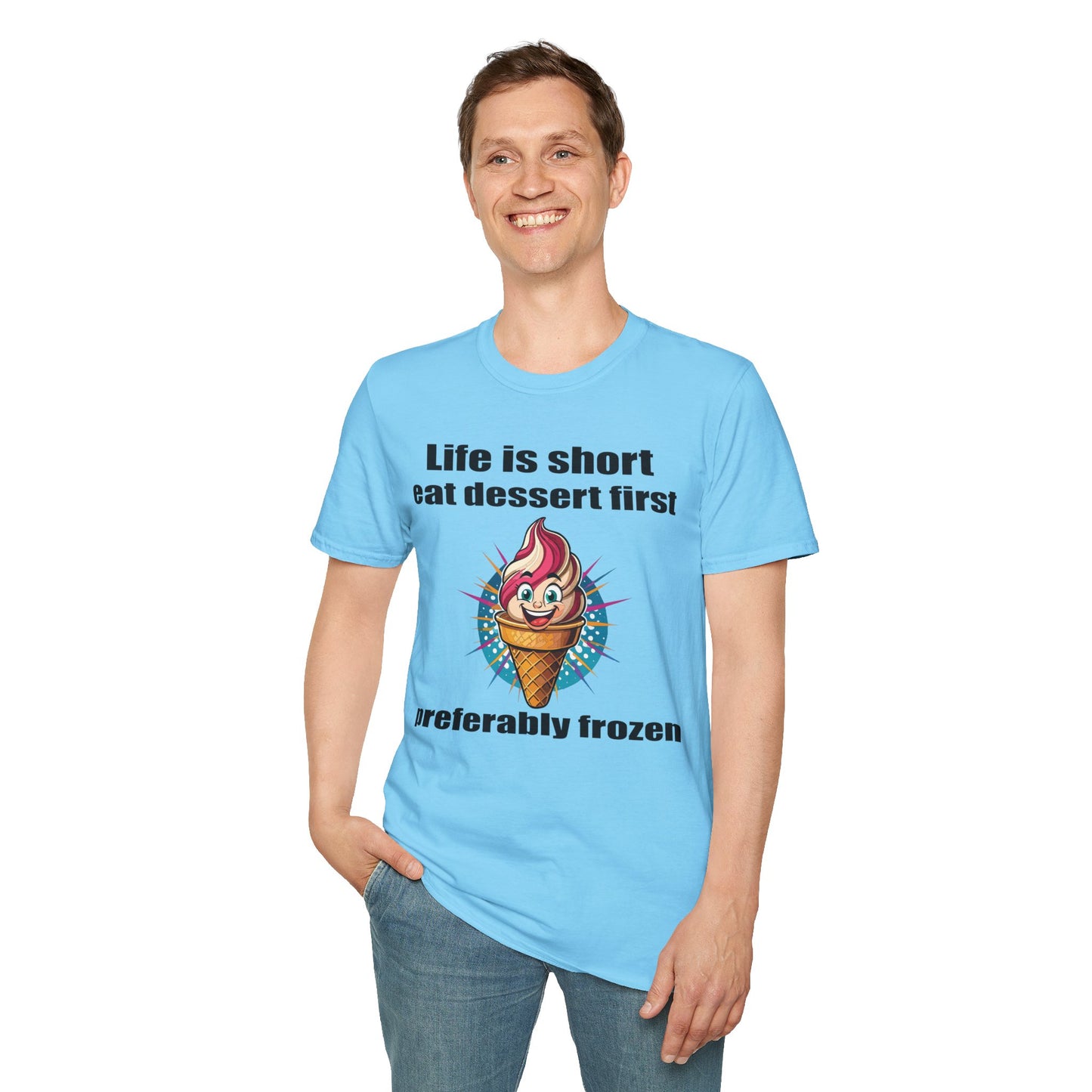Food Tees, Funny Food T Shirts, Funny T Shirts, Shirt with Food, Junk Food Tees, Shirt with Ice Cream, Ice Cream T-Shirt