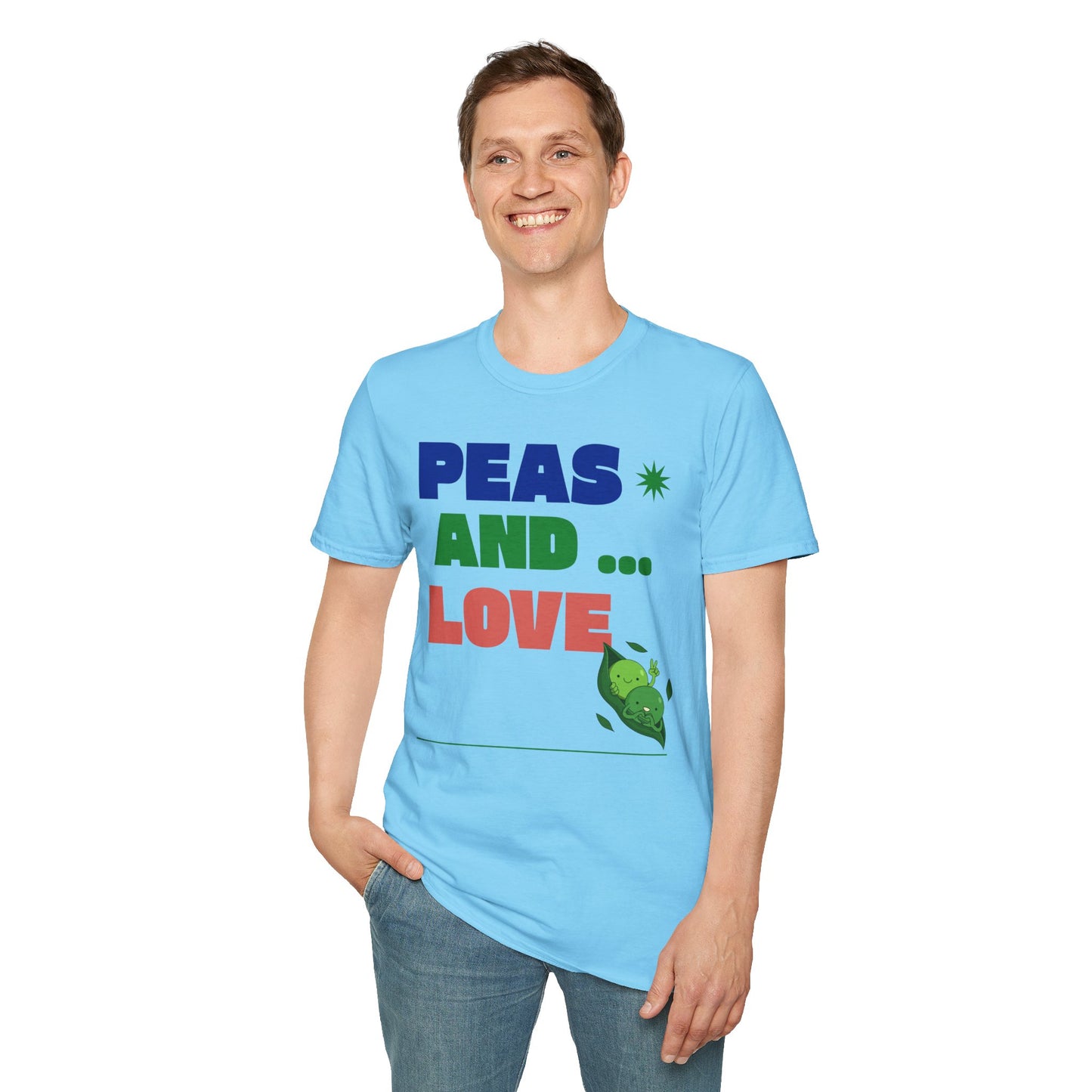 Food Tees, Funny Food T Shirts, Funny T Shirts, Shirt with Vegetables, Shirt with Peas