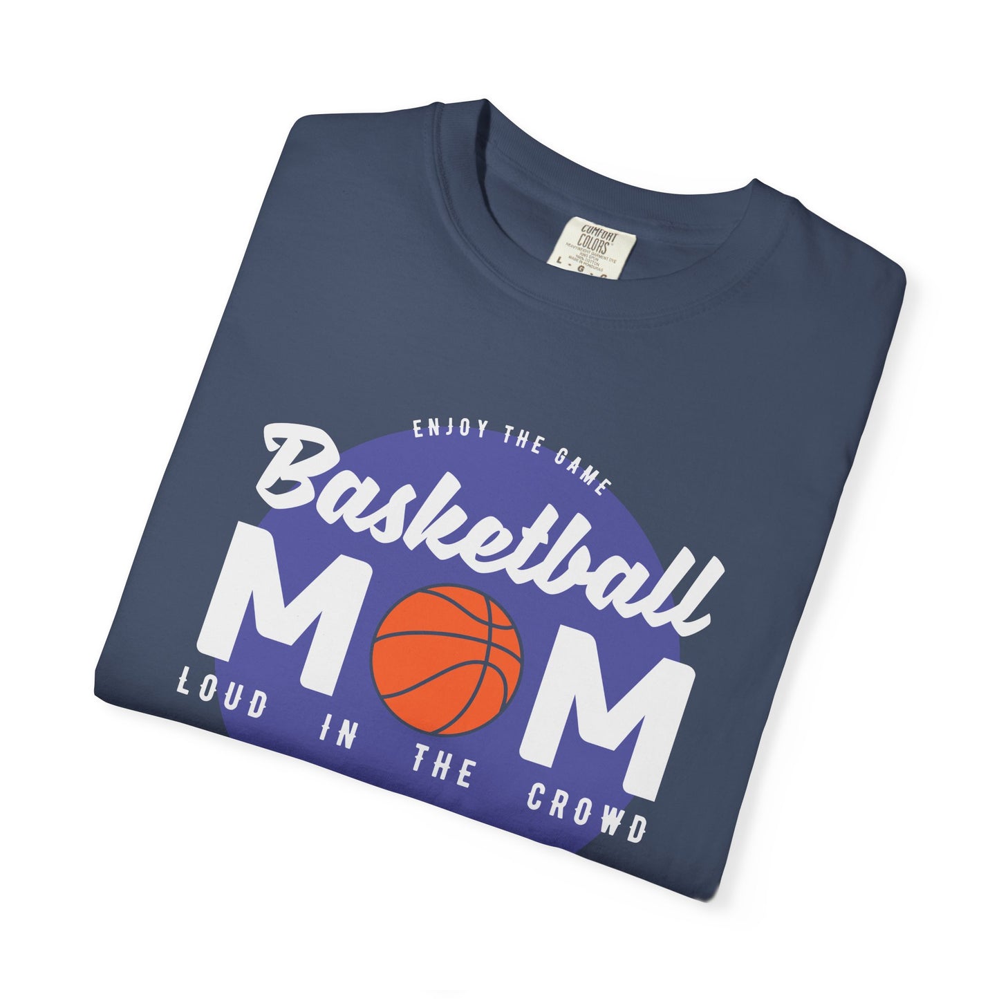 Basketball Mom T-shirt Mother's Day Mama Tee Unisex Comfort Colors Garment-Dyed Cotton h31
