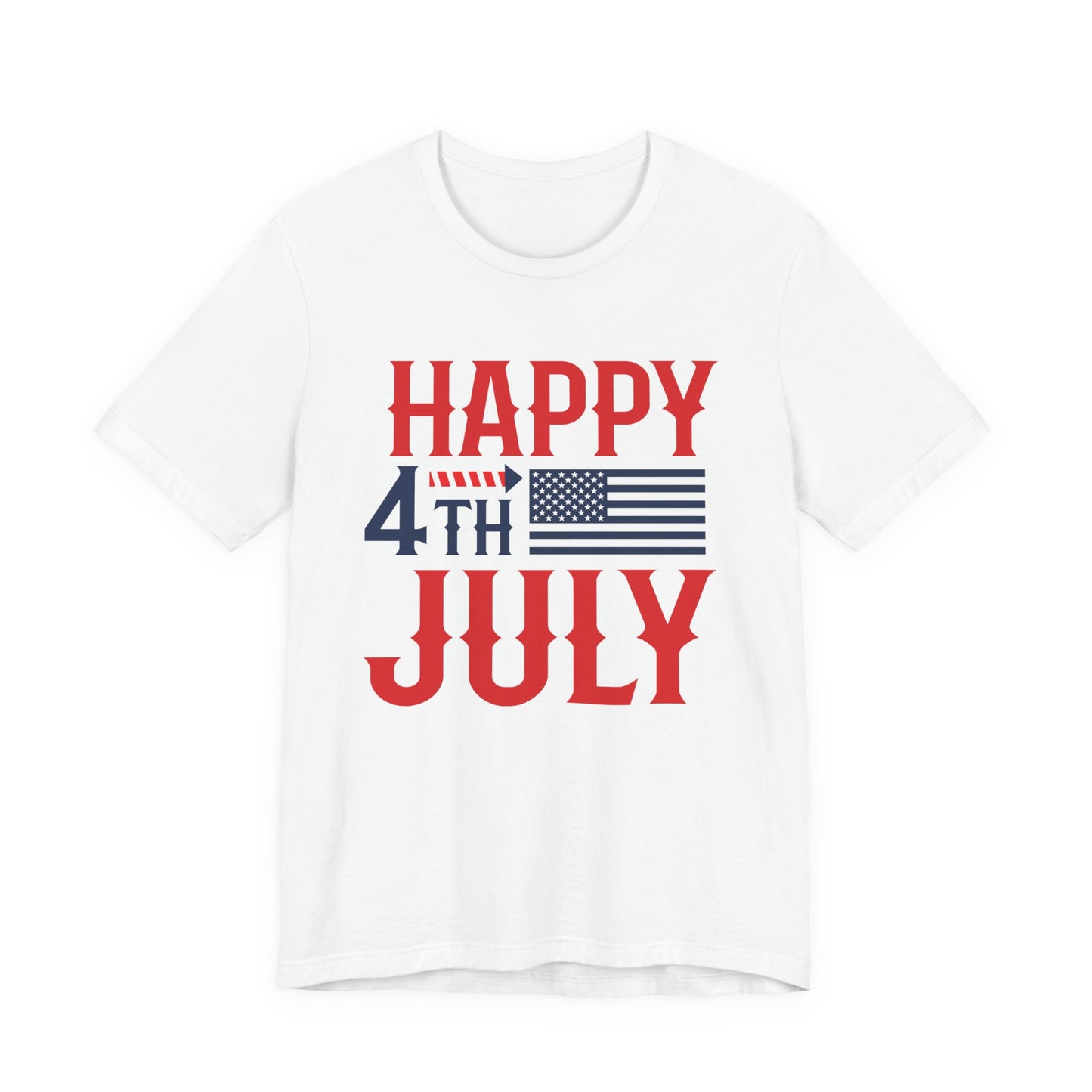 American Flag Graphic Unisex Cotton T-Shirt 011