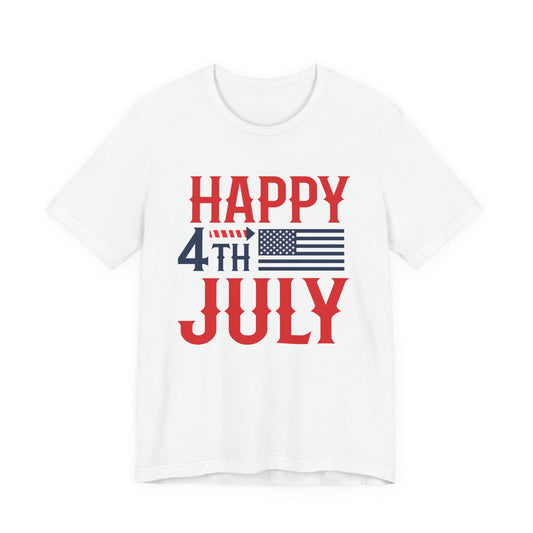 American Flag Graphic Unisex Cotton T-Shirt 011