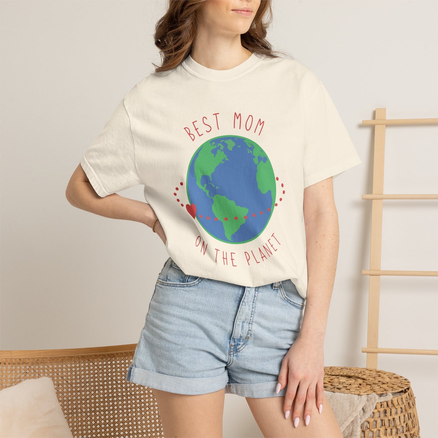 Mom T-shirt Mother's Day Mama Tee Unisex Comfort Colors Garment-Dyed Cotton h33