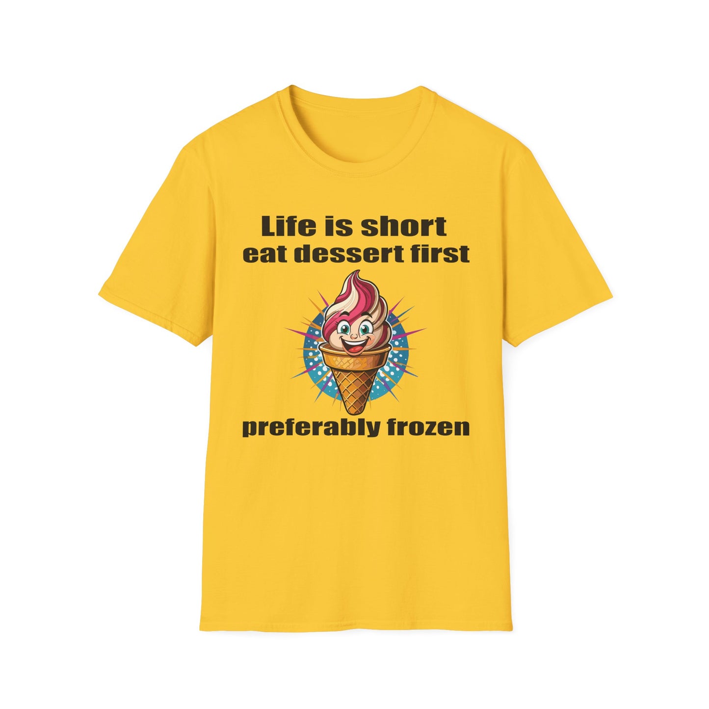 Food Tees, Funny Food T Shirts, Funny T Shirts, Shirt with Food, Junk Food Tees, Shirt with Ice Cream, Ice Cream T-Shirt
