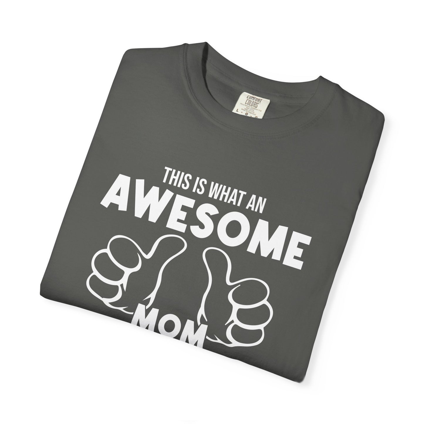 Mom T-shirt Mother's Day Mama Tee Unisex Comfort Colors Garment-Dyed Cotton h25