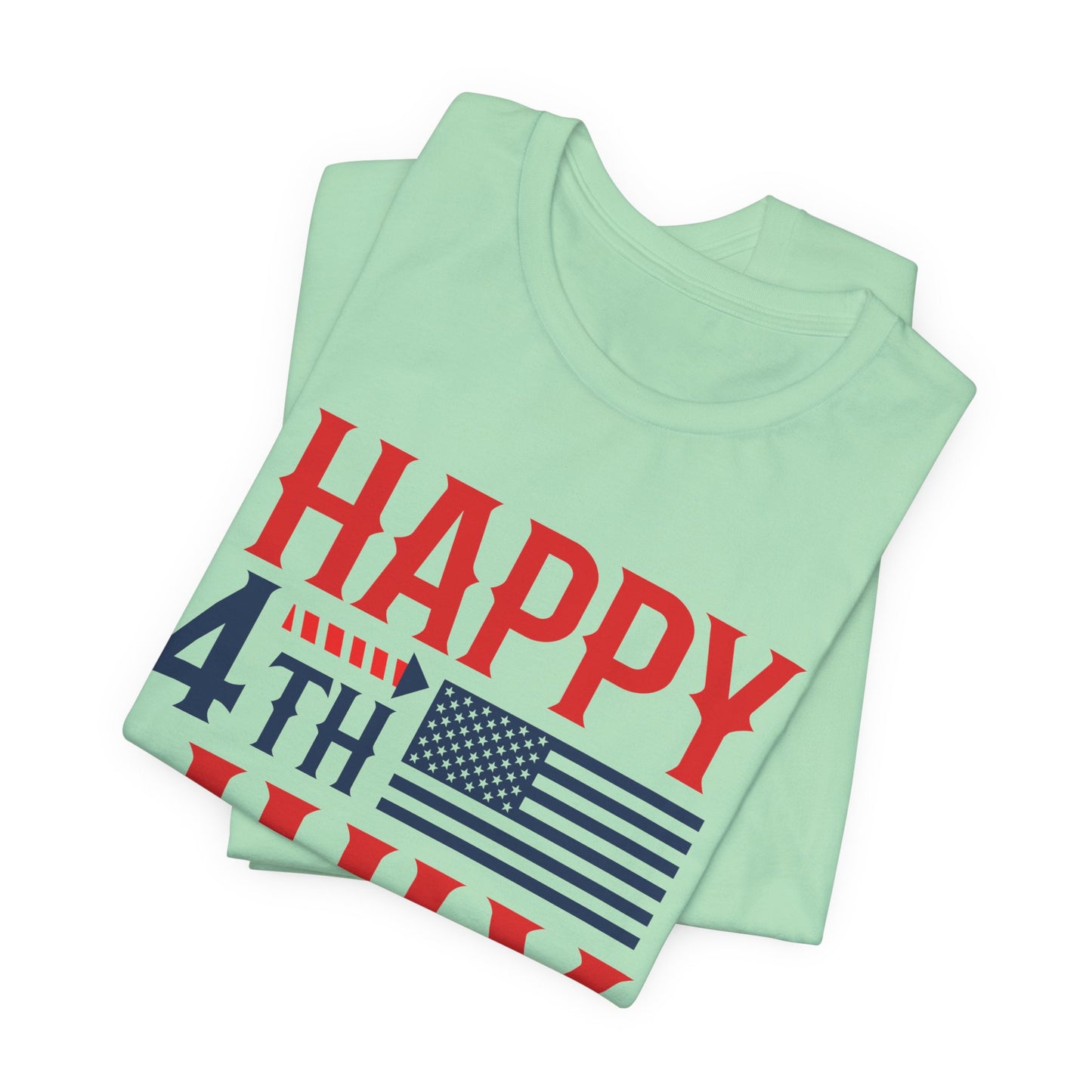 American Flag Graphic Unisex Cotton T-Shirt 011