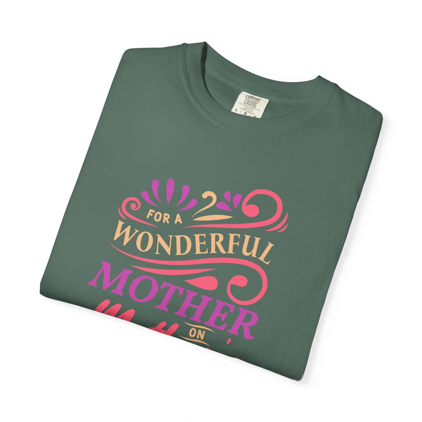 Mom T-shirt Mother's Day Mama Tee Unisex Comfort Colors Garment-Dyed Cotton h18
