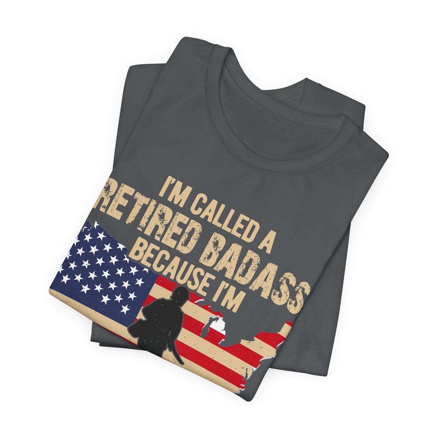 Army Veteran Patriotic Graphic Design Unisex Cotton T-Shirt v22