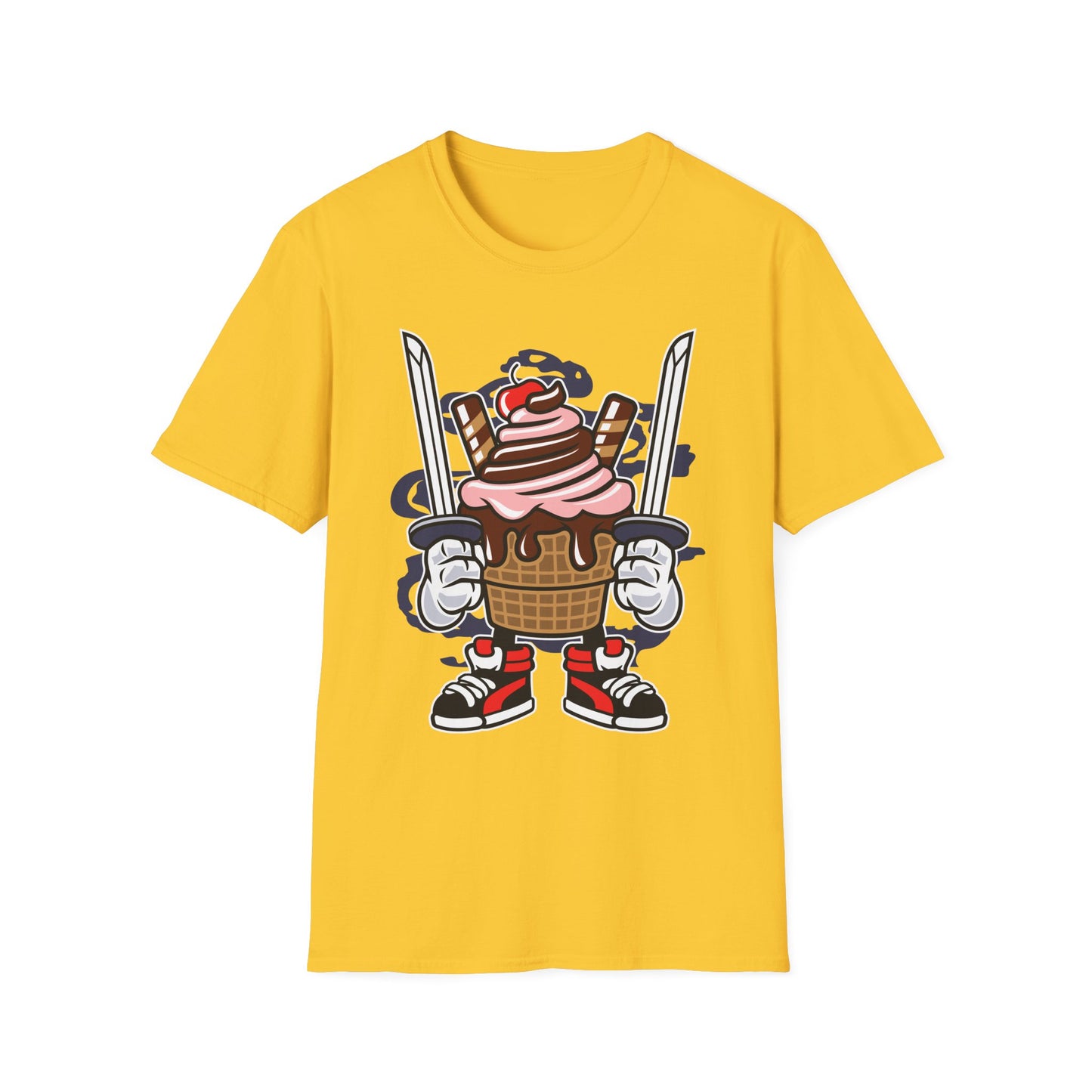 Cartoon T Shirt Unisex Animation Tee Funny Tee Gildan Softstyle 64000 Ring Spun Cotton 99