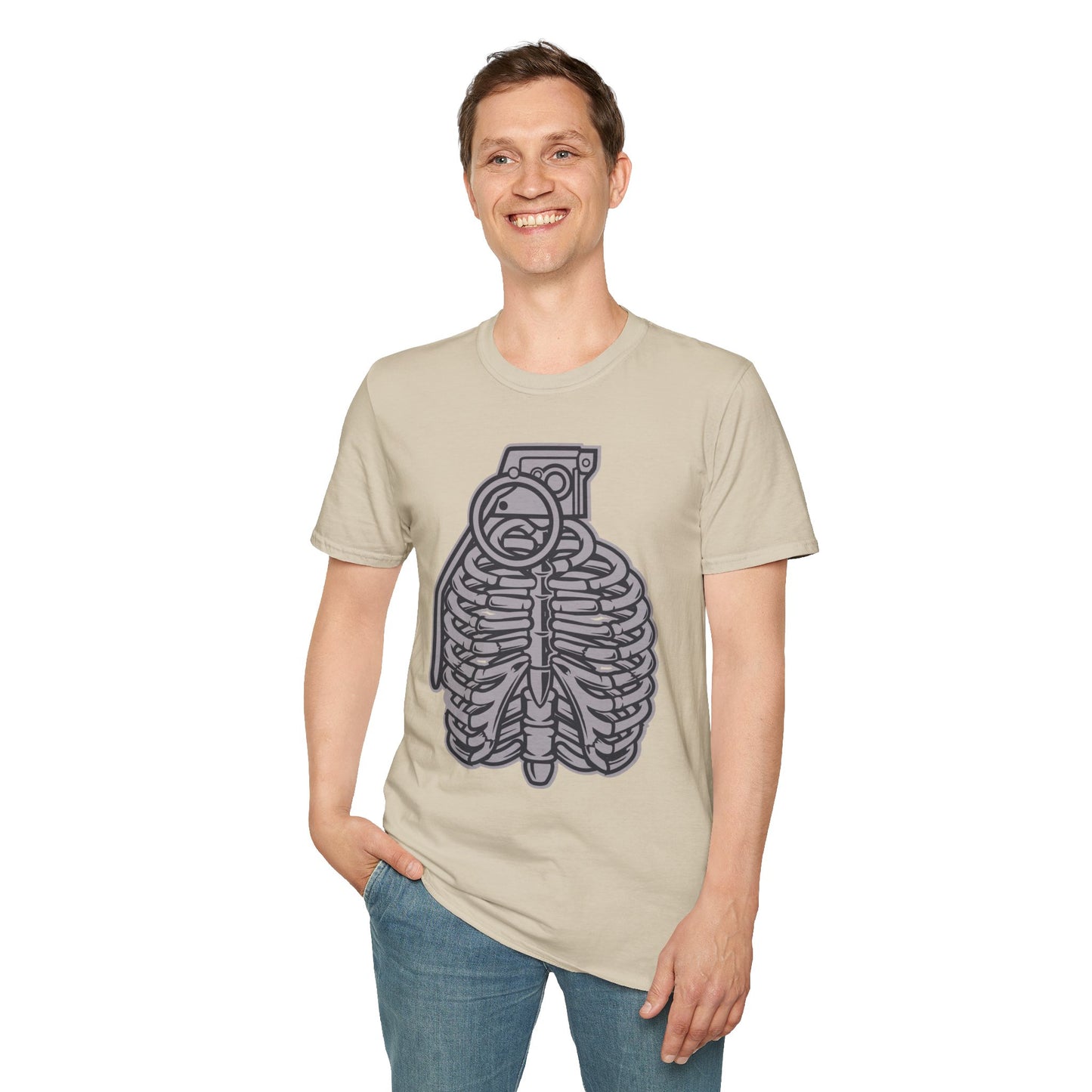 Cartoon T Shirt Animation T Shirt Funny Tee Shirt Unisex Gildan Softstyle 64000 Cotton