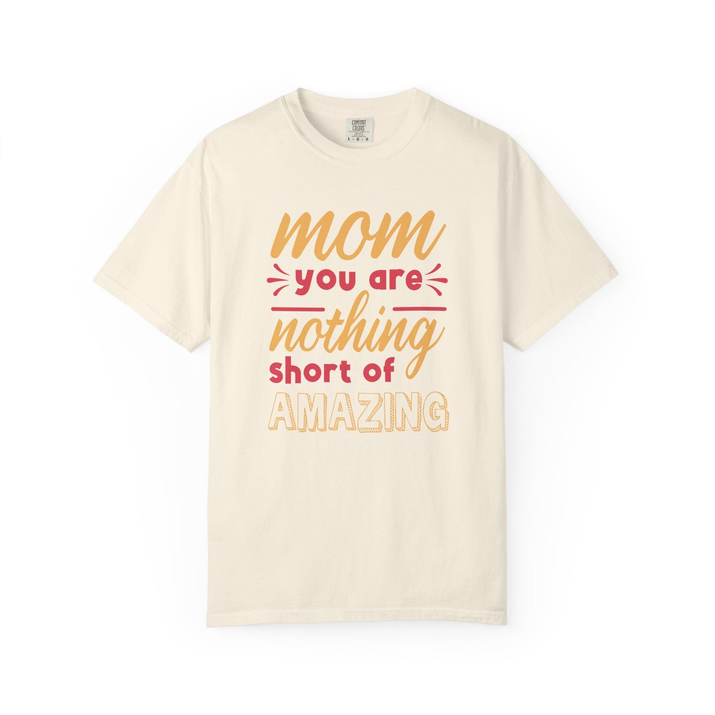 Mom T-shirt Mother's Day Mama Tee Unisex Comfort Colors Garment-Dyed Cotton h21