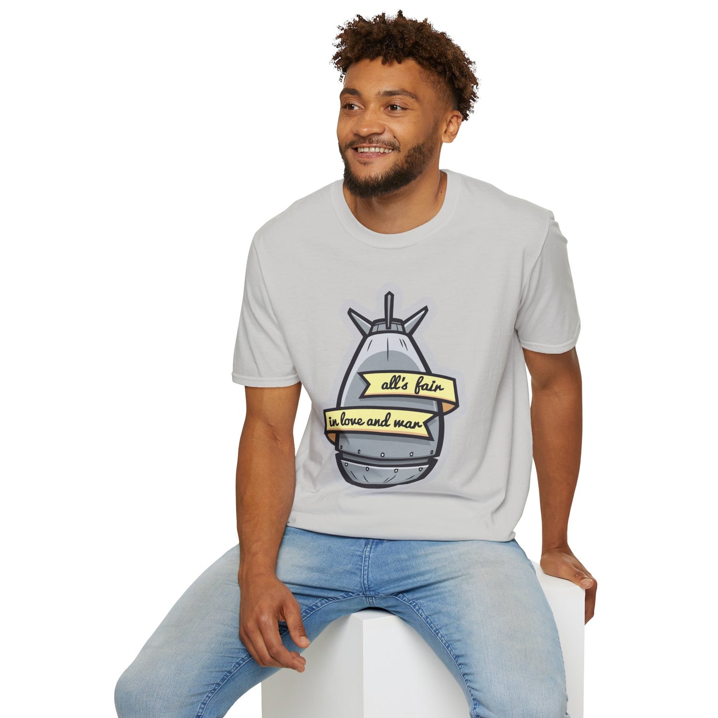 Cartoon T Shirt Animation T Shirt Funny Tee Shirt Unisex Gildan Softstyle 64000 100 Percent Cotton