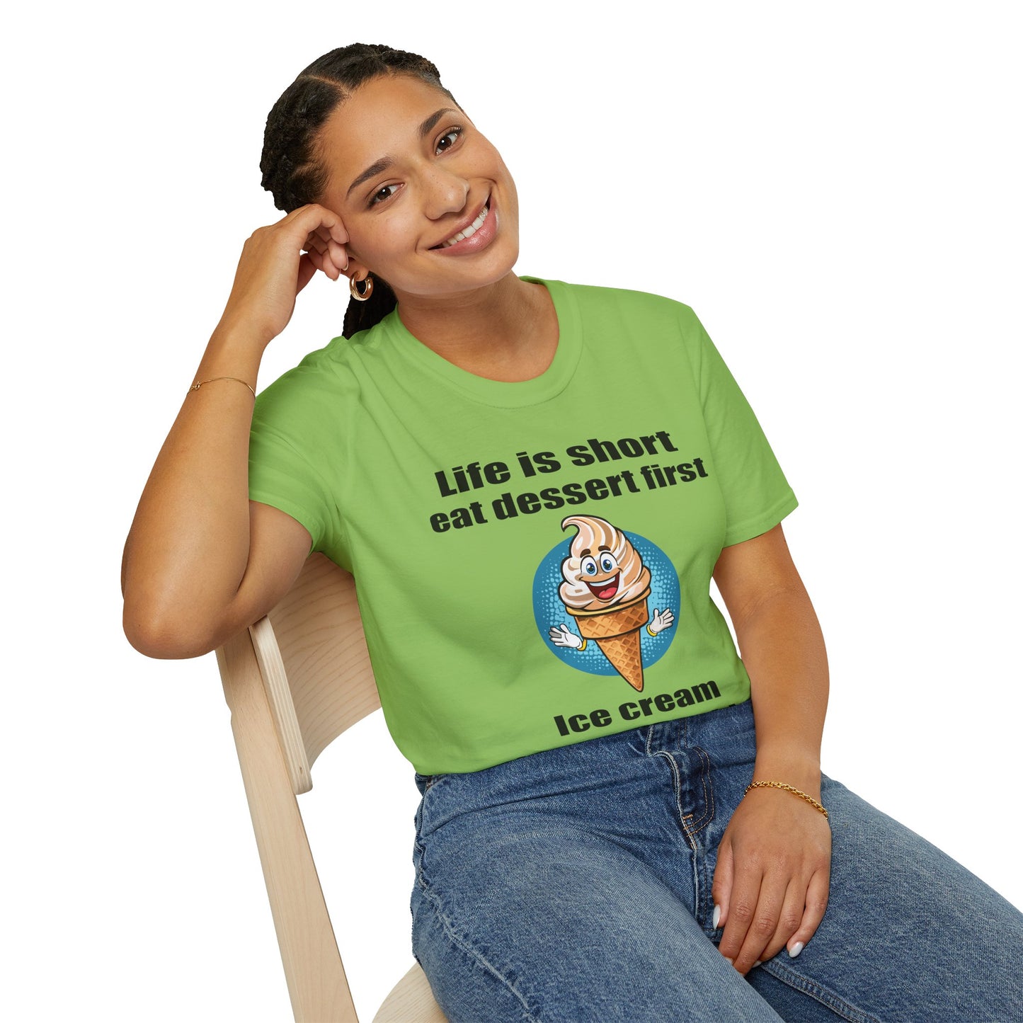 Food Tees, Funny Food T Shirts, Funny T Shirts, Shirt with Food, Junk Food Tees, Shirt with Ice Cream, Ice Cream T-Shirt