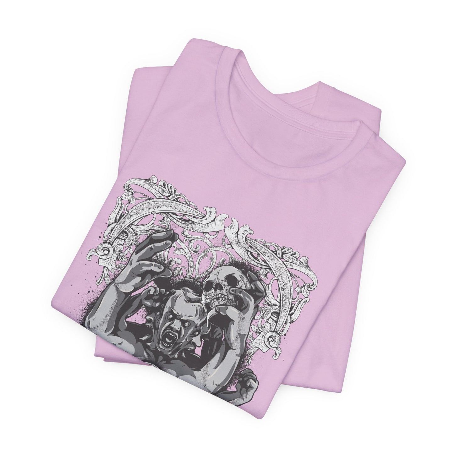 Mask Artwork Illustration Graphic Unisex Cotton T-Shirt r17