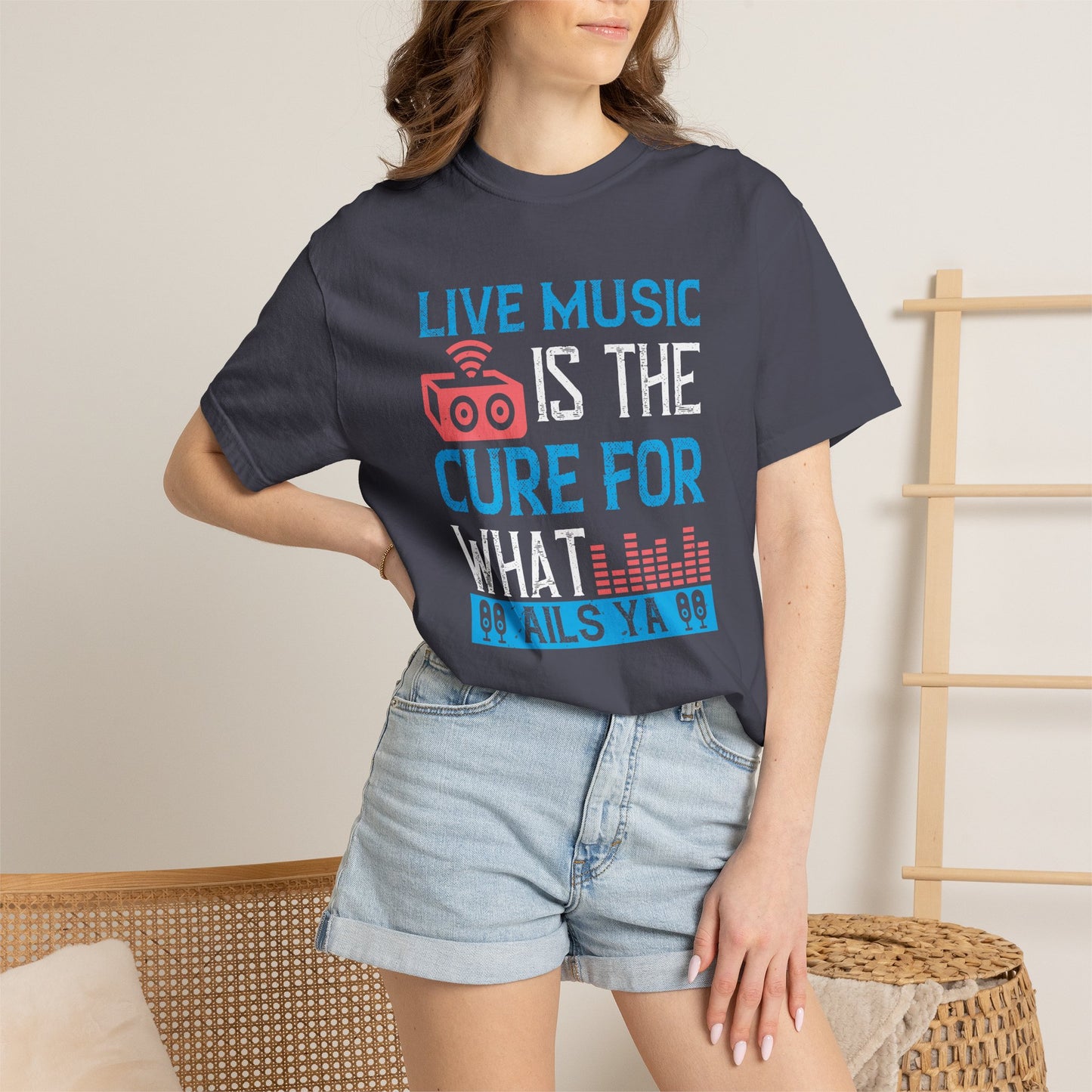 Music Graphic Design Unisex Cotton T-shirt m20