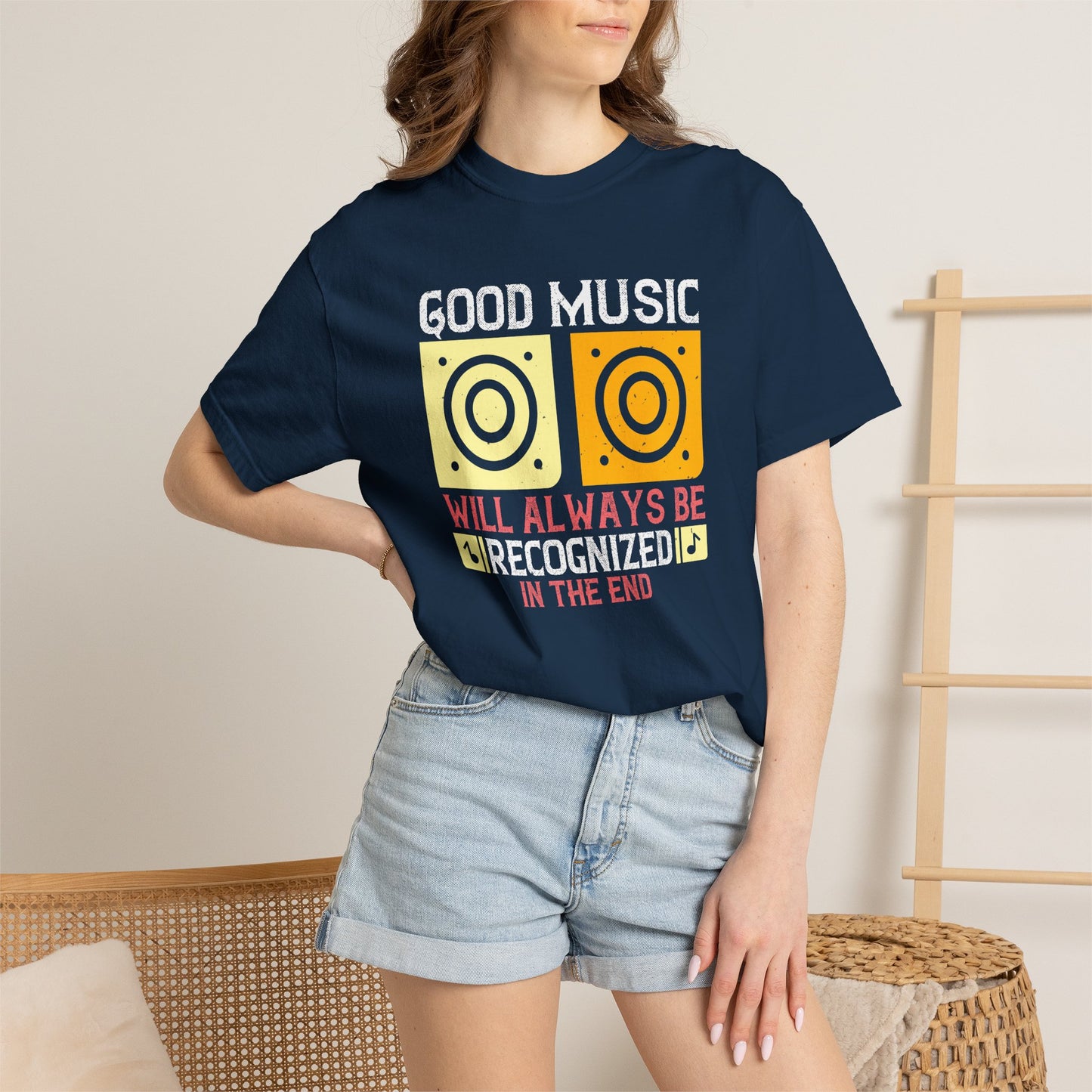 Music Graphic Design Unisex Cotton T-shirt m2