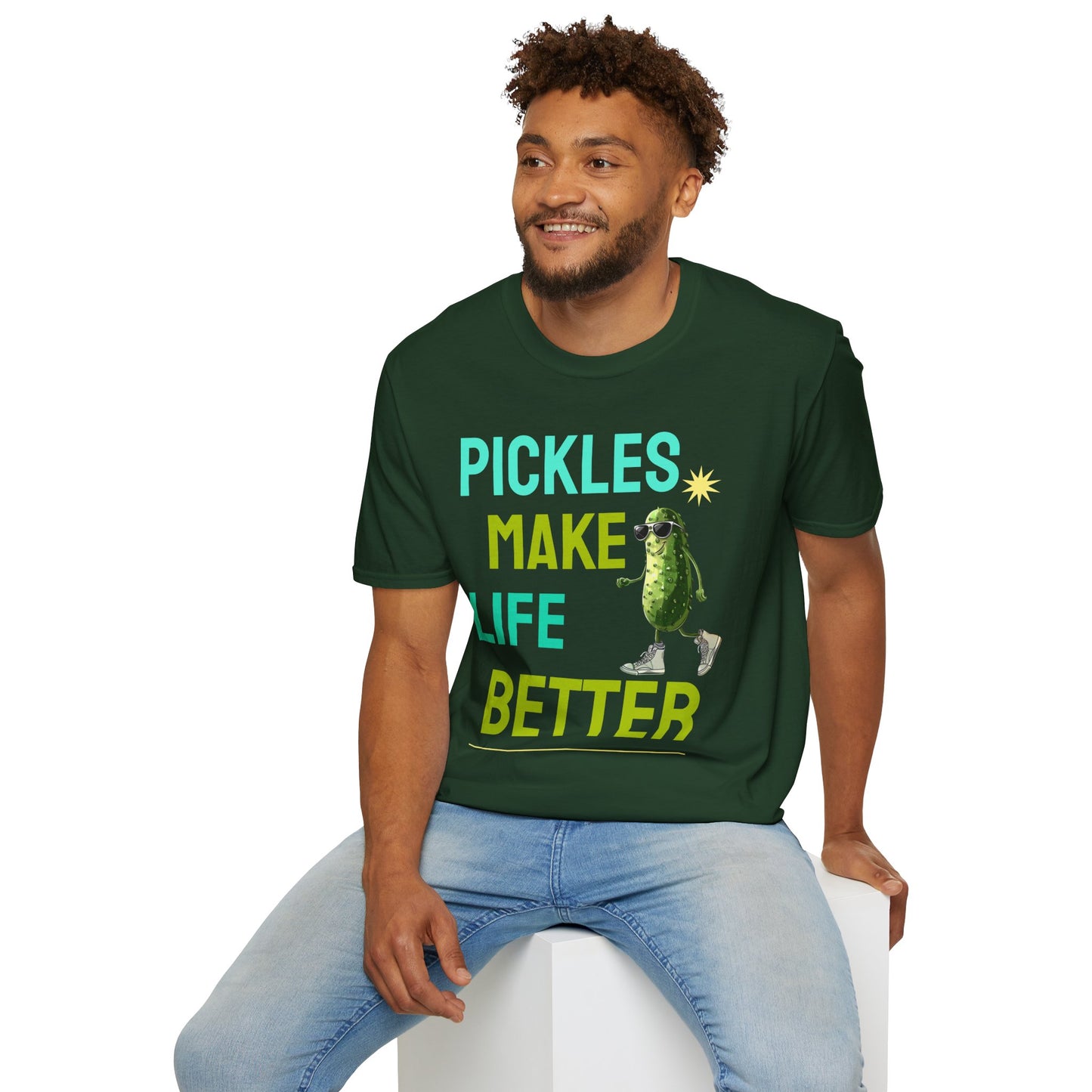 Food Tees, Funny Food T Shirts, Funny T Shirts, Shirt with Vegetables, Shirt with Pickle
