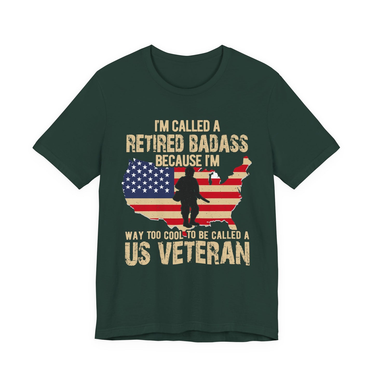 Army Veteran Patriotic Graphic Design Unisex Cotton T-Shirt v22