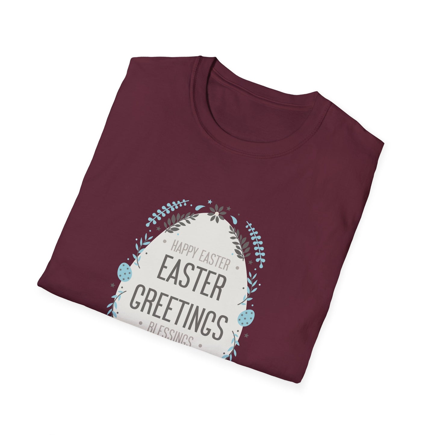 Easter Day T-Shirt, Tee Shirt with Easter Signature, T Shirt with Easter Prints, Tee Shirt with Easter Design - 5