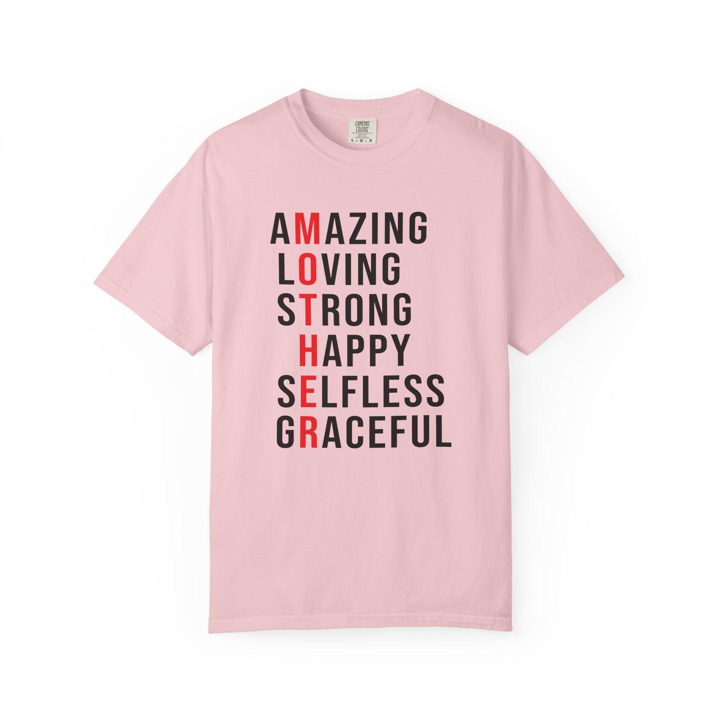 Mom T-shirt Mother's Day Mama Tee Unisex Comfort Colors Garment-Dyed Cotton h14