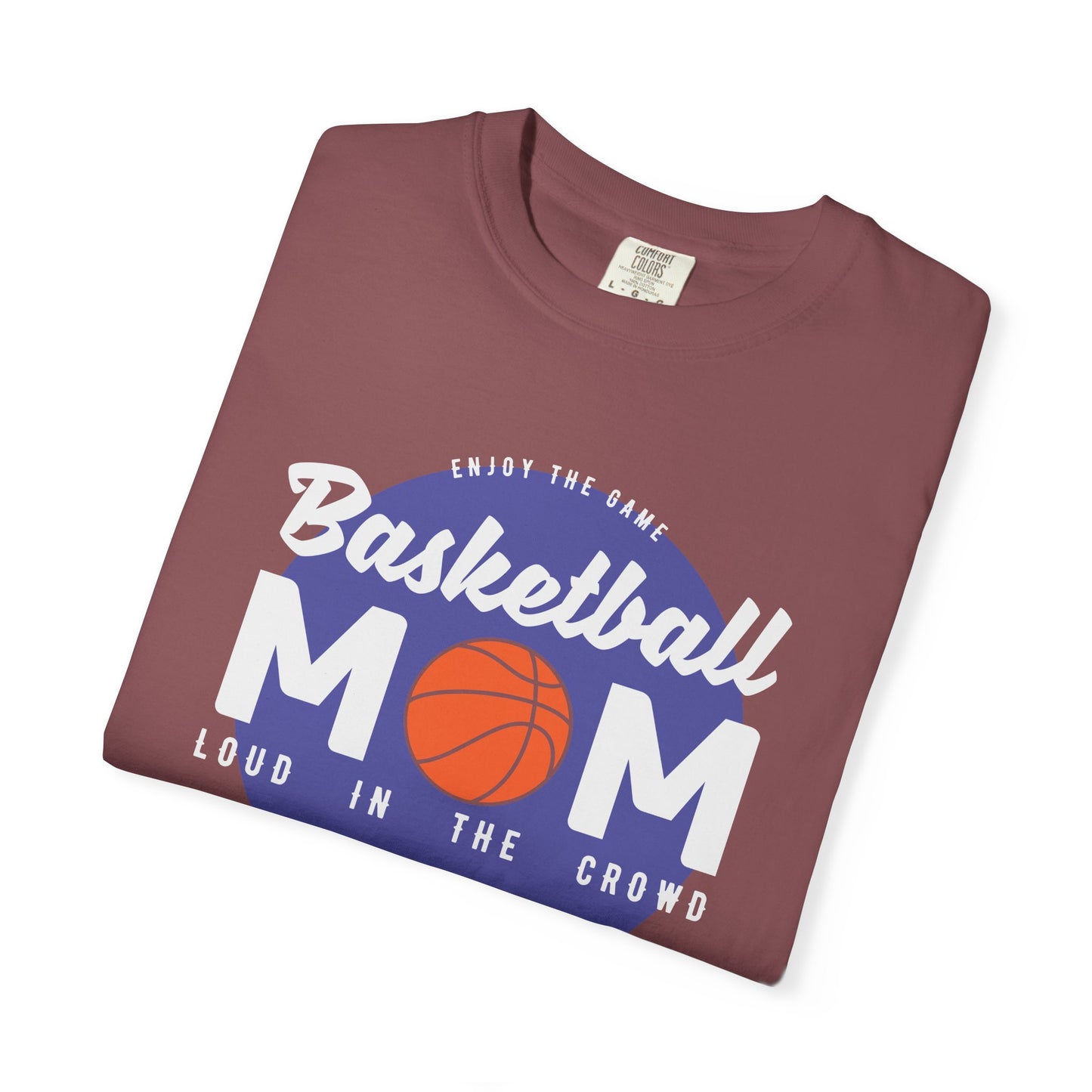 Basketball Mom T-shirt Mother's Day Mama Tee Unisex Comfort Colors Garment-Dyed Cotton h31