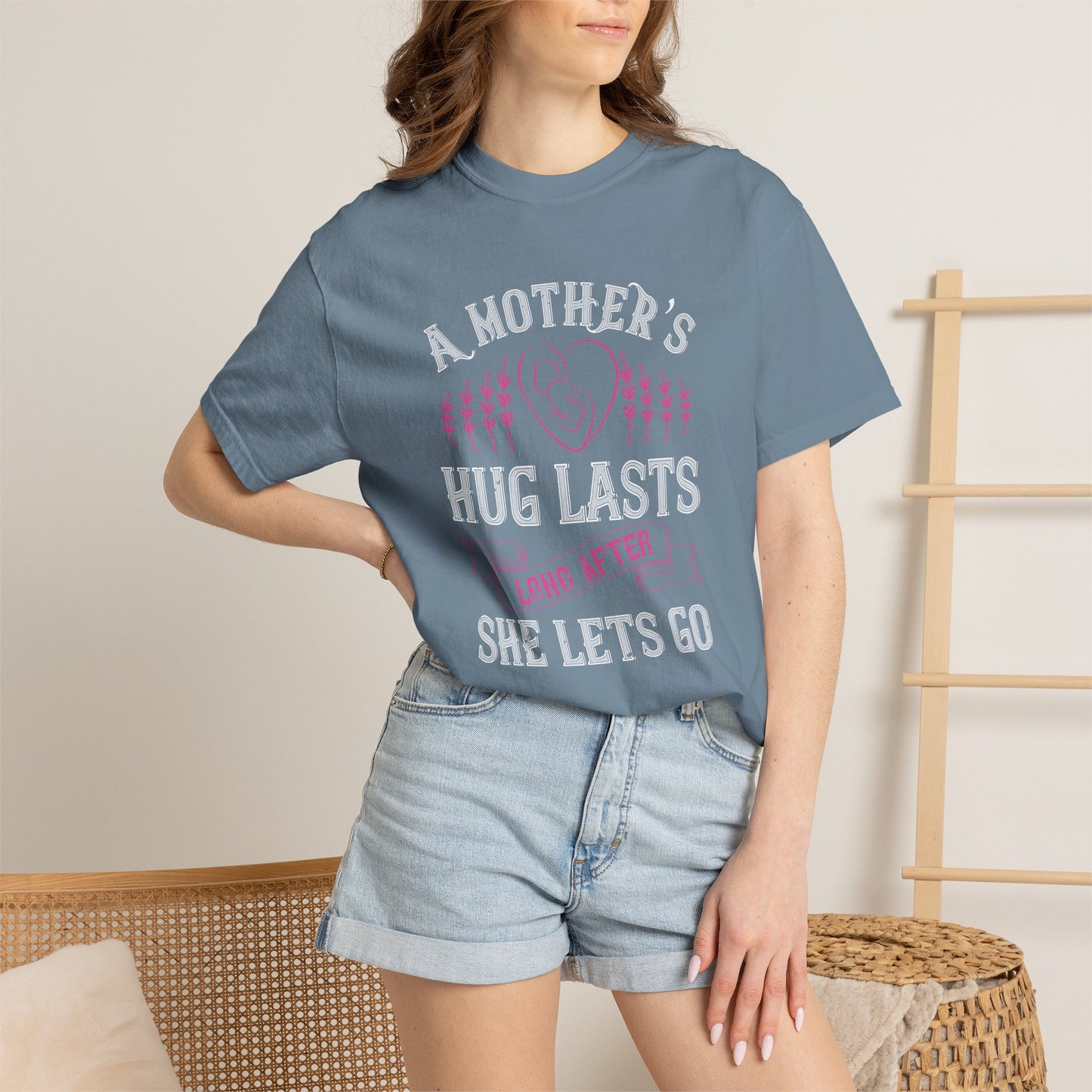 Mom T-shirt Mother Day Mama Tee Unisex Comfort Colors Garment-Dyed Cotton h58