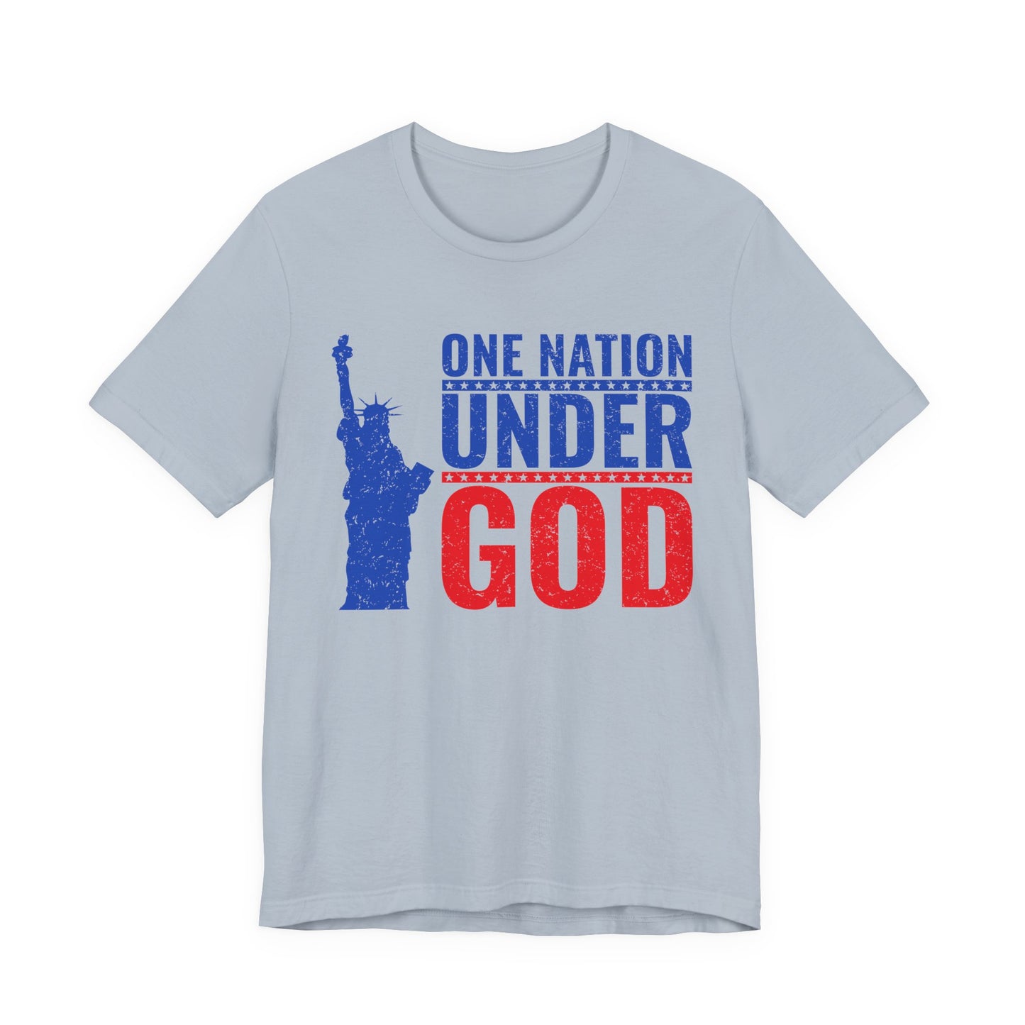 Statue of Liberty Patriotic Graphic Unisex Cotton T-Shirt a6