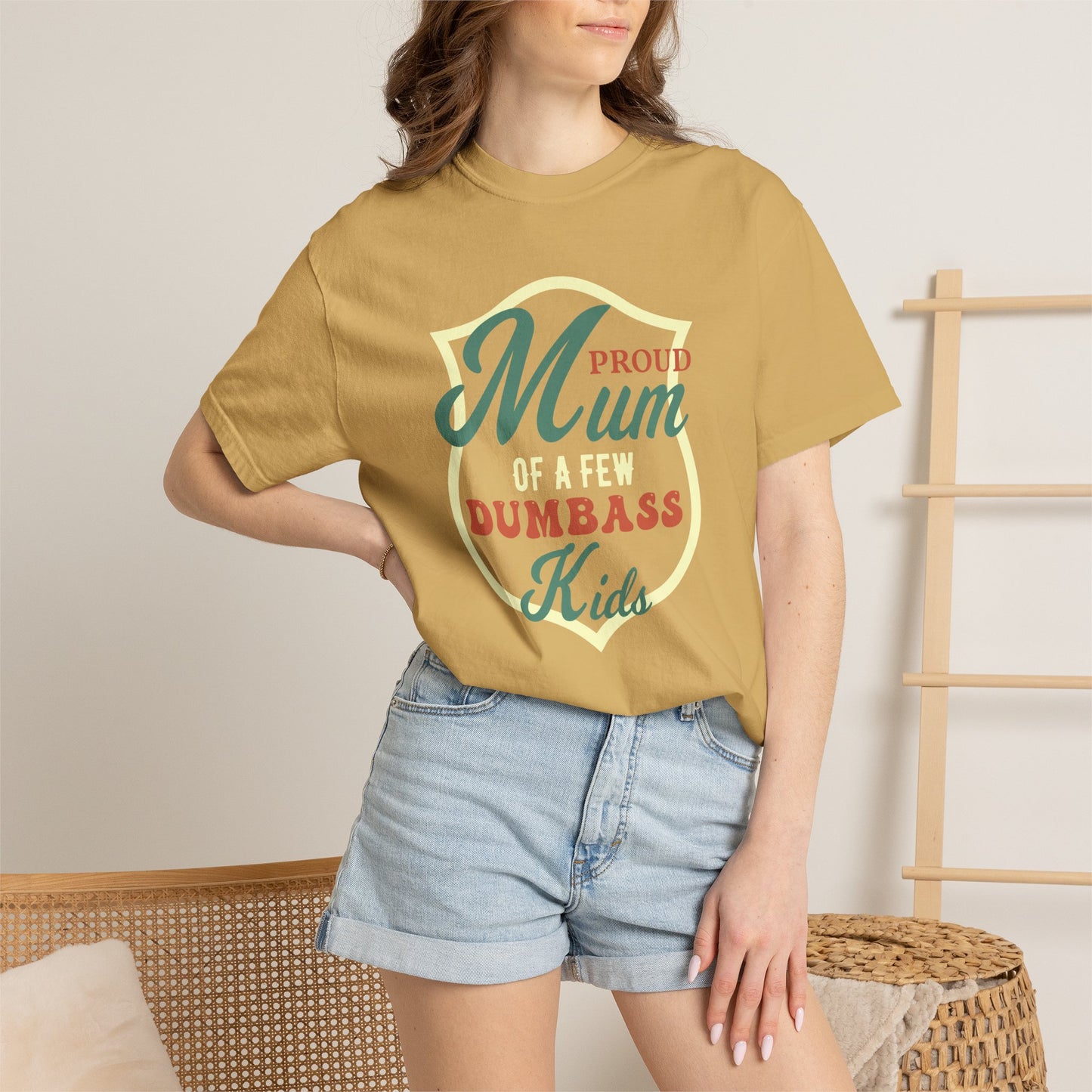Mom T-shirt Mother's Day Mama Tee Unisex Comfort Colors Garment-Dyed Cotton h44