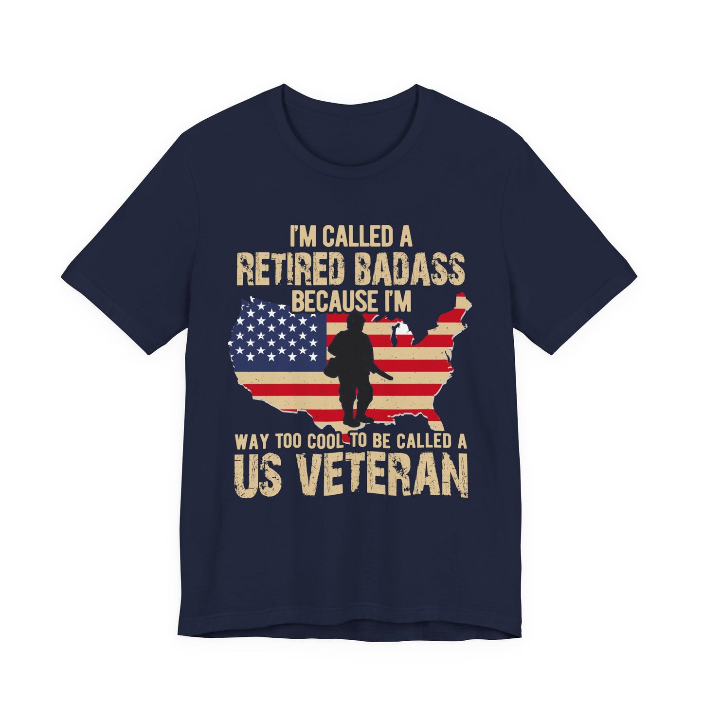 Army Veteran Patriotic Graphic Design Unisex Cotton T-Shirt v22