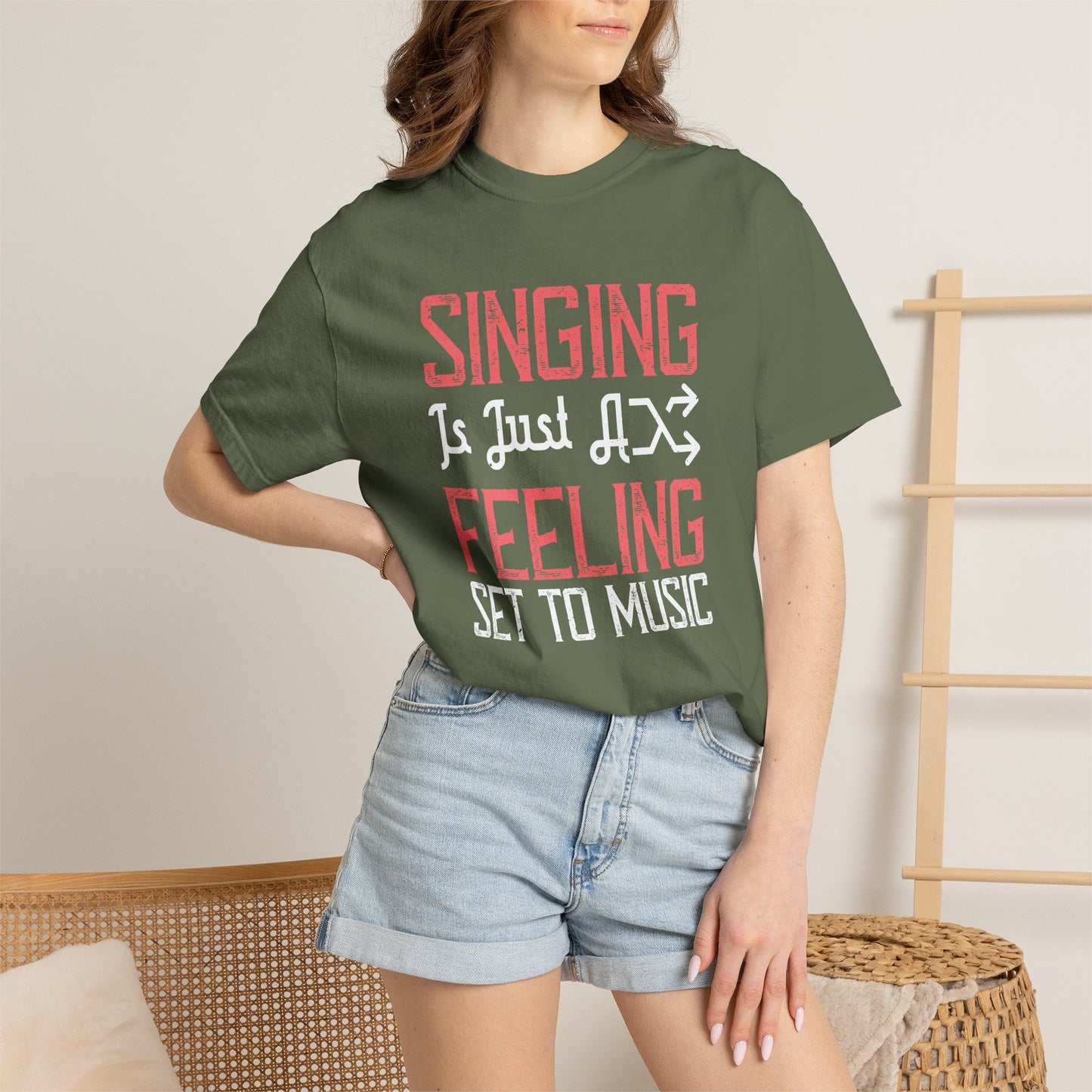 Music Graphic Design Unisex Cotton T-shirt  m43