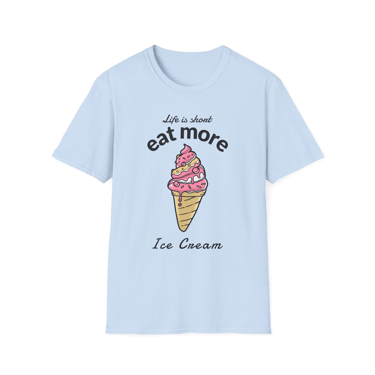 Food Tees, Funny Food T Shirts, Funny T Shirts, Shirt with Food, Junk Food Tees, Shirt with Ice Cream, Ice Cream T-Shirt