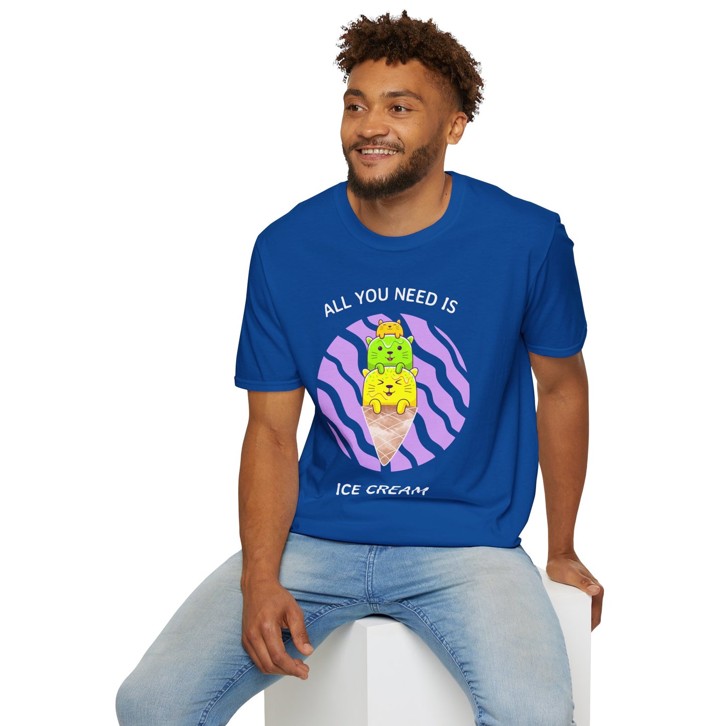 Food Tees, Funny Food T Shirts, Funny T Shirts, Shirt with Food, Junk Food Tees, Shirt with Ice Cream, Ice Cream T-Shirt