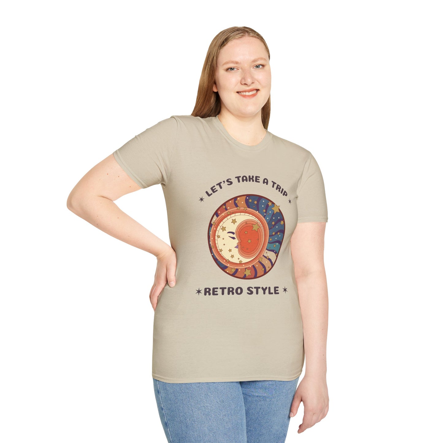 Retro T Shirt, Retro Design Shirt, Retro Art Tee Shirt, T-shirt with Retro Style