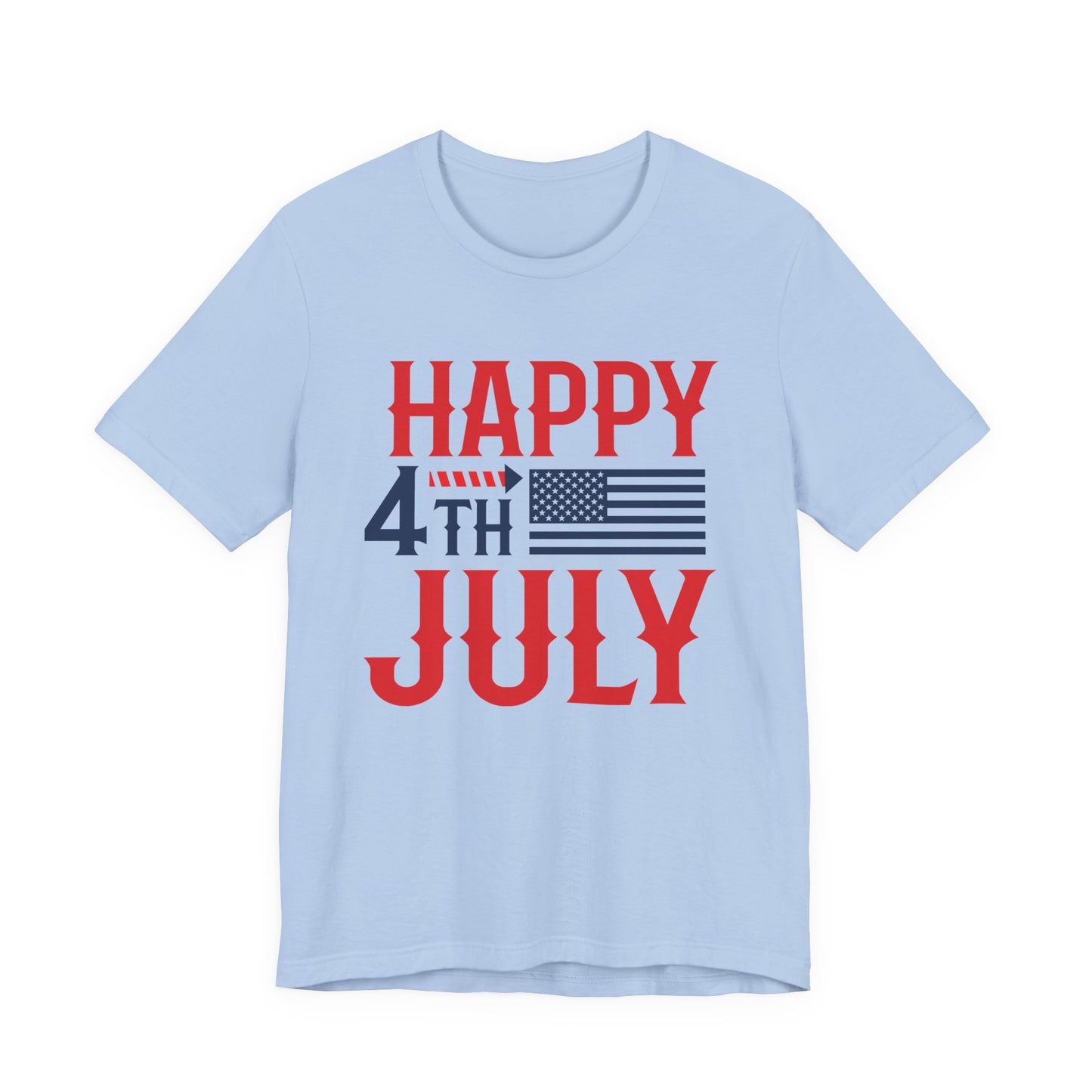 American Flag Graphic Unisex Cotton T-Shirt 011