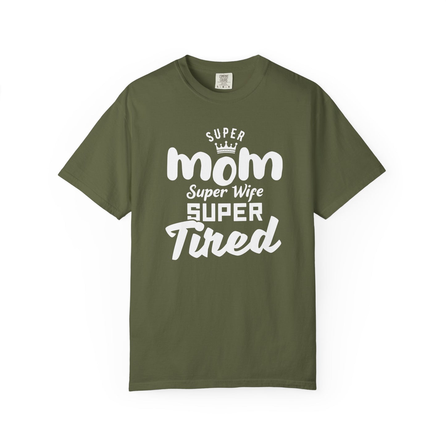 Mom T-shirt Mother's Day Mama Tee Unisex Comfort Colors Garment-Dyed Cotton h45