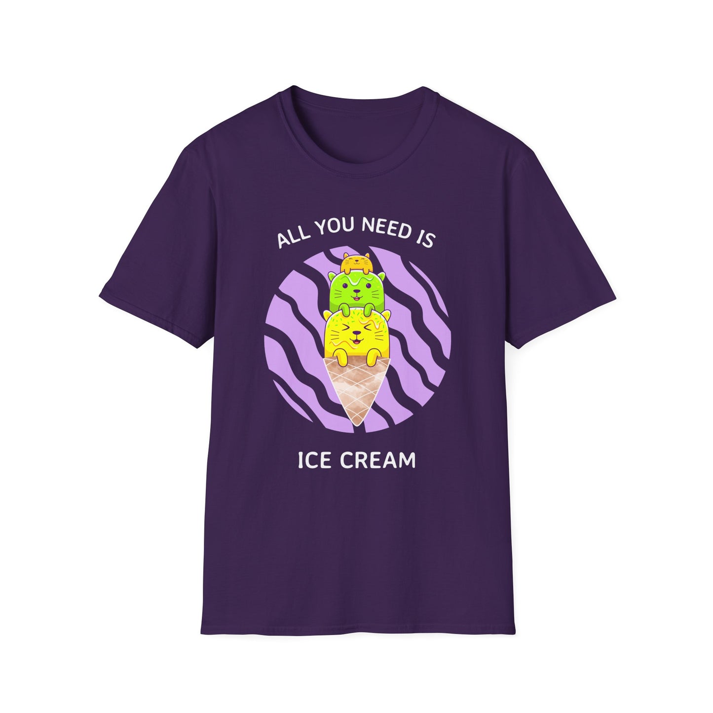Food Tees, Funny Food T Shirts, Funny T Shirts, Shirt with Food, Junk Food Tees, Shirt with Ice Cream, Ice Cream T-Shirt