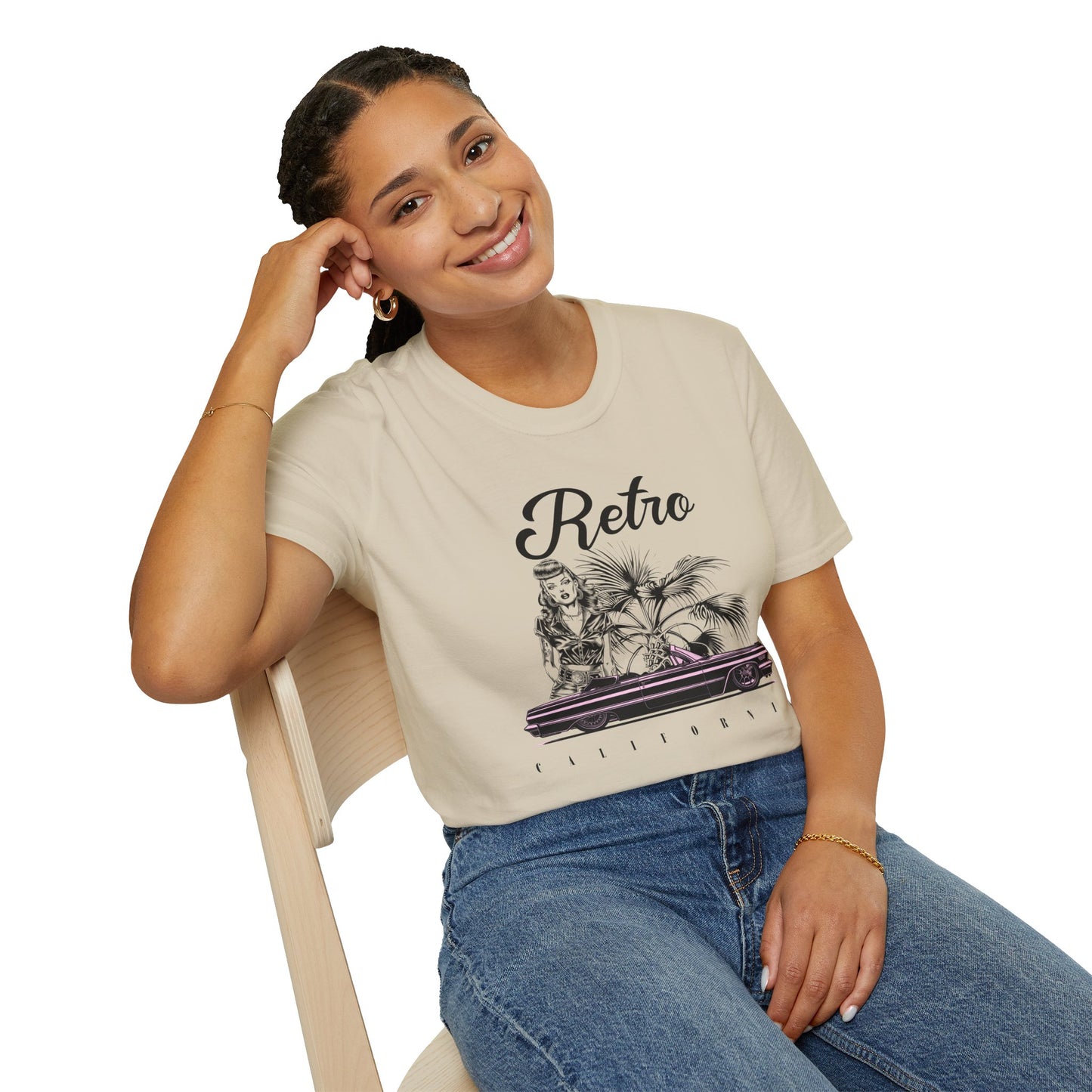 Retro T Shirt, Retro Design Shirt, Retro Art Tee Shirt, T-shirt with Retro Style