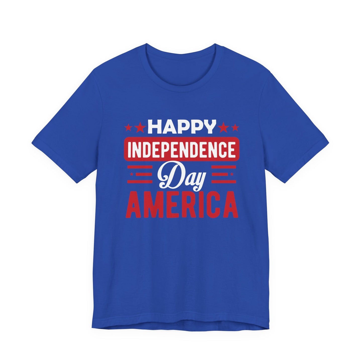 Happy Independence Day America Graphic Unisex Cotton T-Shirt 015
