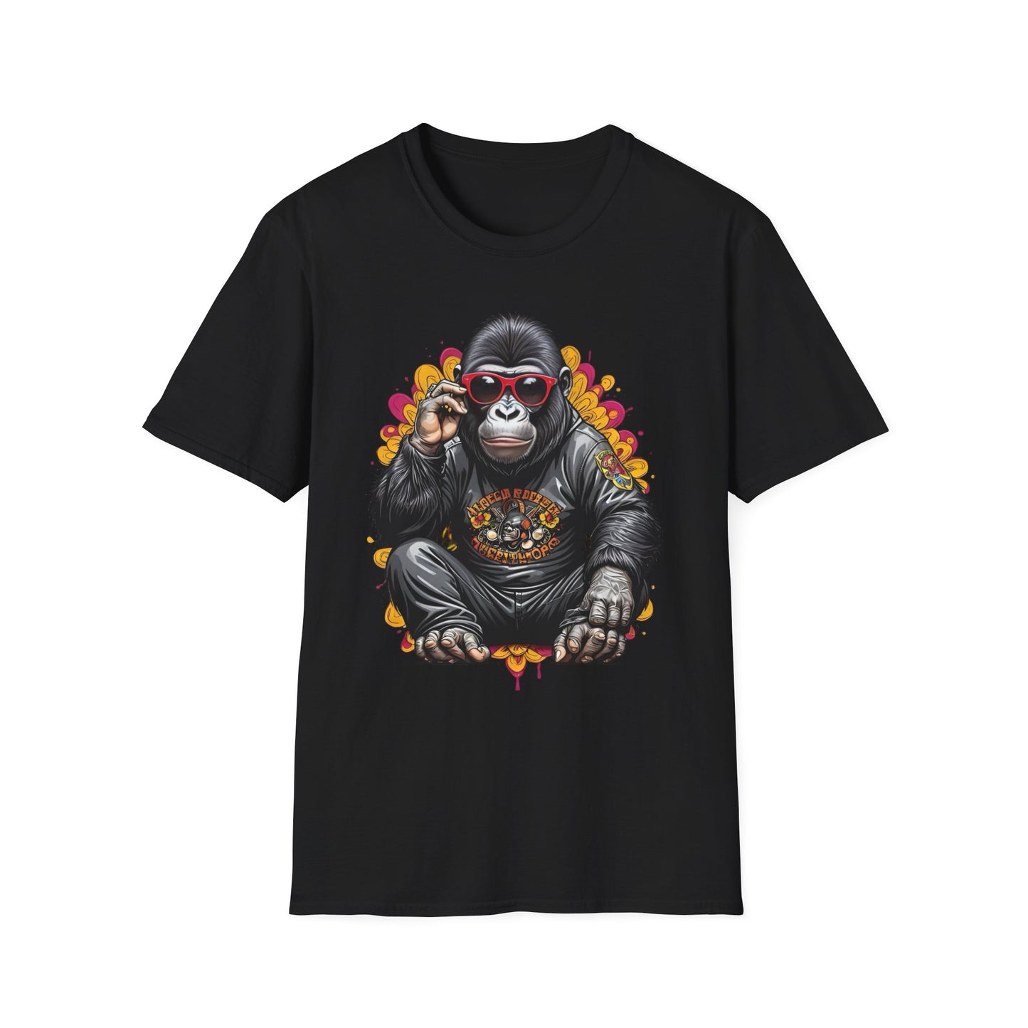 Animals Tees, Funny Animals Shirt, T Shirts with Funny Animals, T-Shirt with Gorilla, Monkey Tees