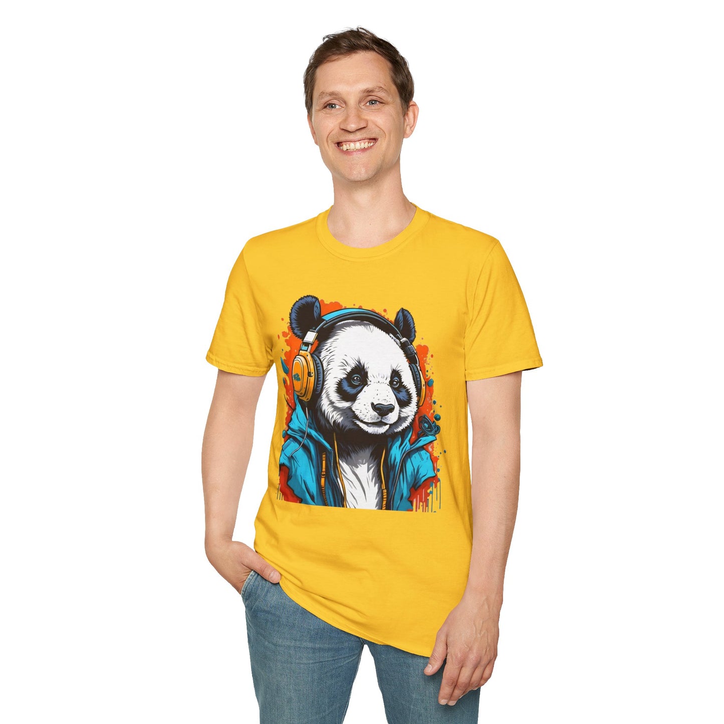 Animals Tees, Funny Animals Shirt, T Shirts with Funny Animals, T-Shirt with Panda, Panda Tees