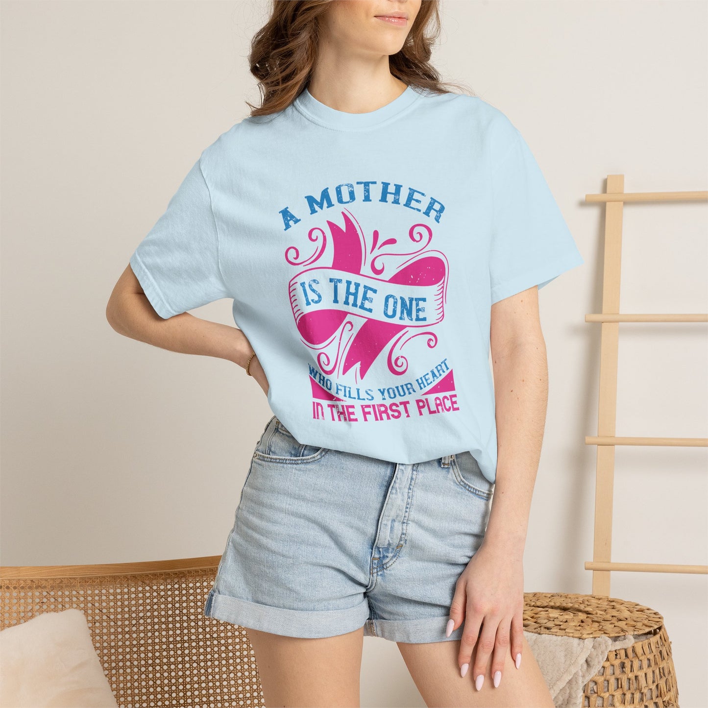Mom T-shirt Mother Day Mama Tee Unisex Comfort Colors Garment-Dyed Cotton h54