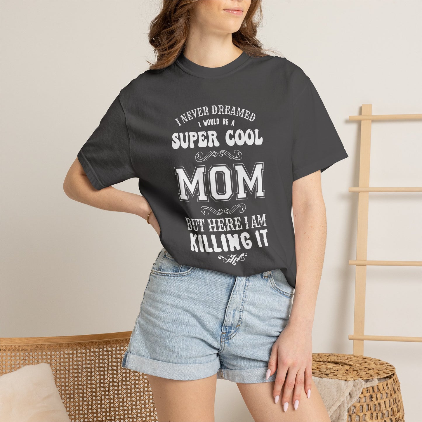 Mom T-shirt Mother's Day Mama Tee Unisex Comfort Colors Garment-Dyed Cotton h36