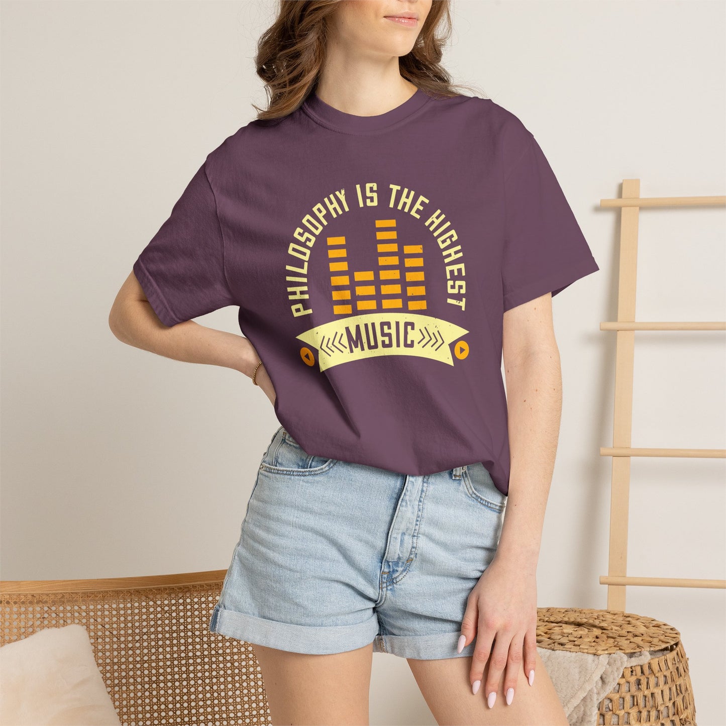 Music Graphic Design Unisex Cotton T-shirt  m42
