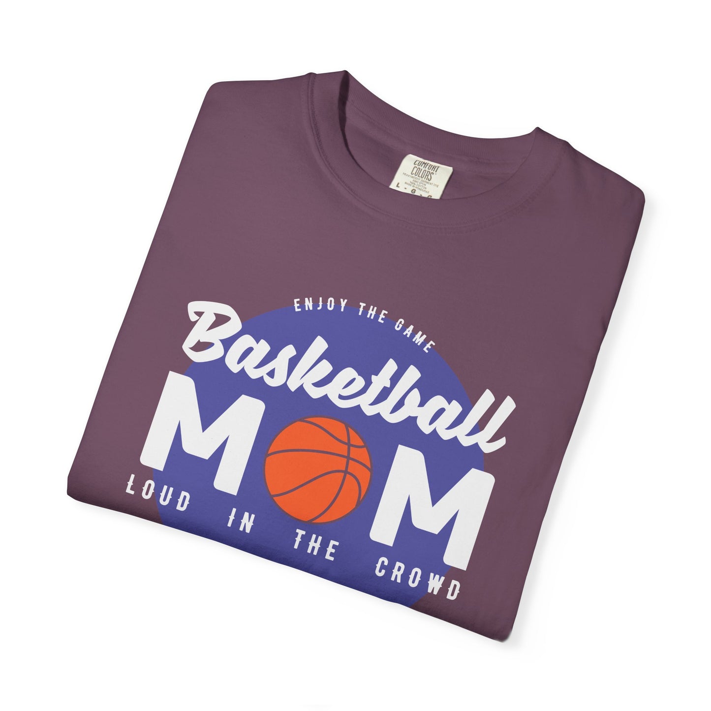 Basketball Mom T-shirt Mother's Day Mama Tee Unisex Comfort Colors Garment-Dyed Cotton h31