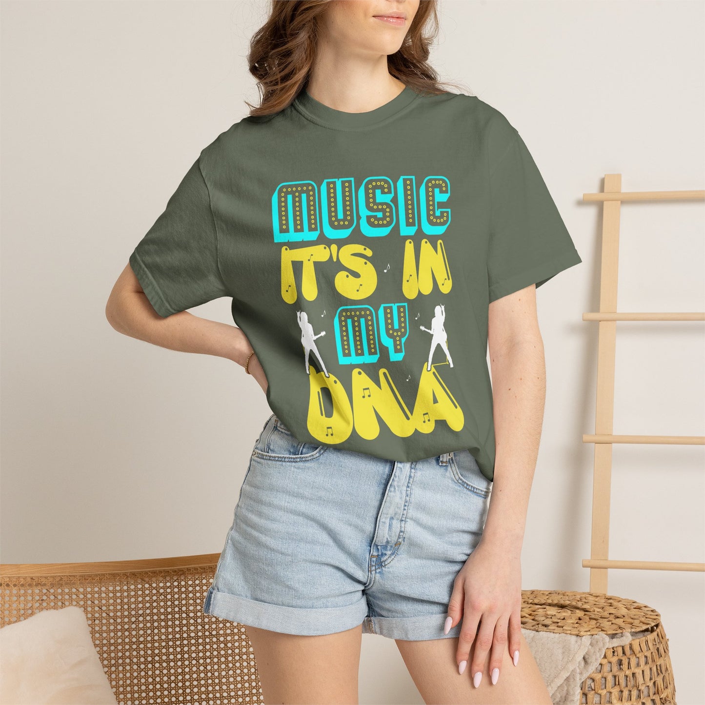 Music Graphic Design Unisex Cotton T-shirt 074