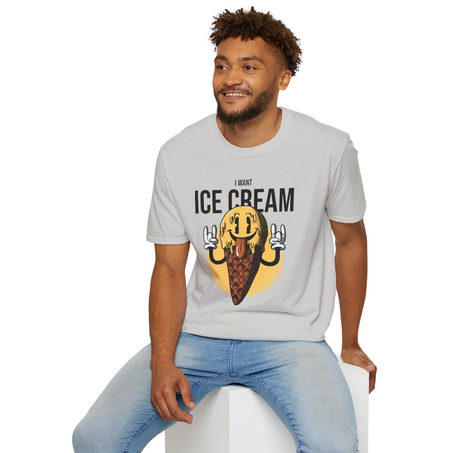 Food Tees, Funny Food T Shirts, Funny T Shirts, Shirt with Food, Junk Food Tees, Shirt with Ice Cream, Ice Cream T-Shirt