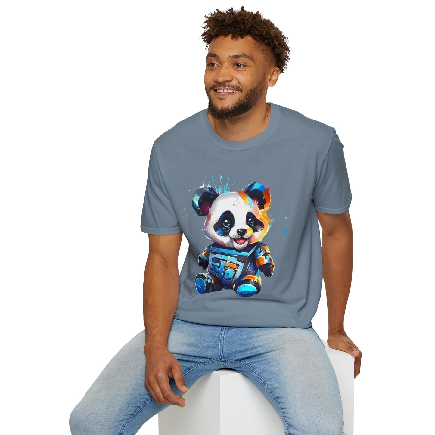 Animals Tees, Funny Animals Shirt, T Shirts with Funny Animals, T-Shirt with Panda, Panda Tees