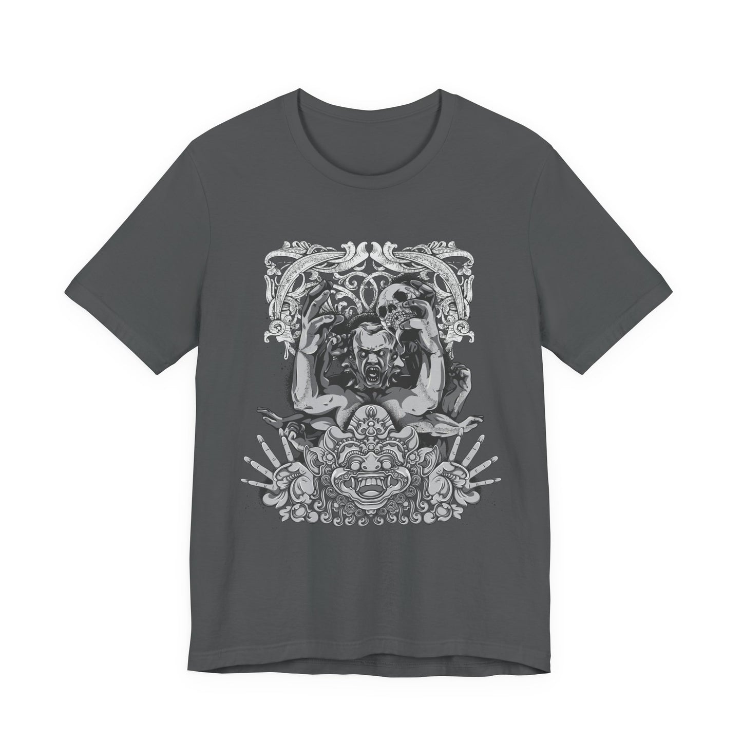 Mask Artwork Illustration Graphic Unisex Cotton T-Shirt r17