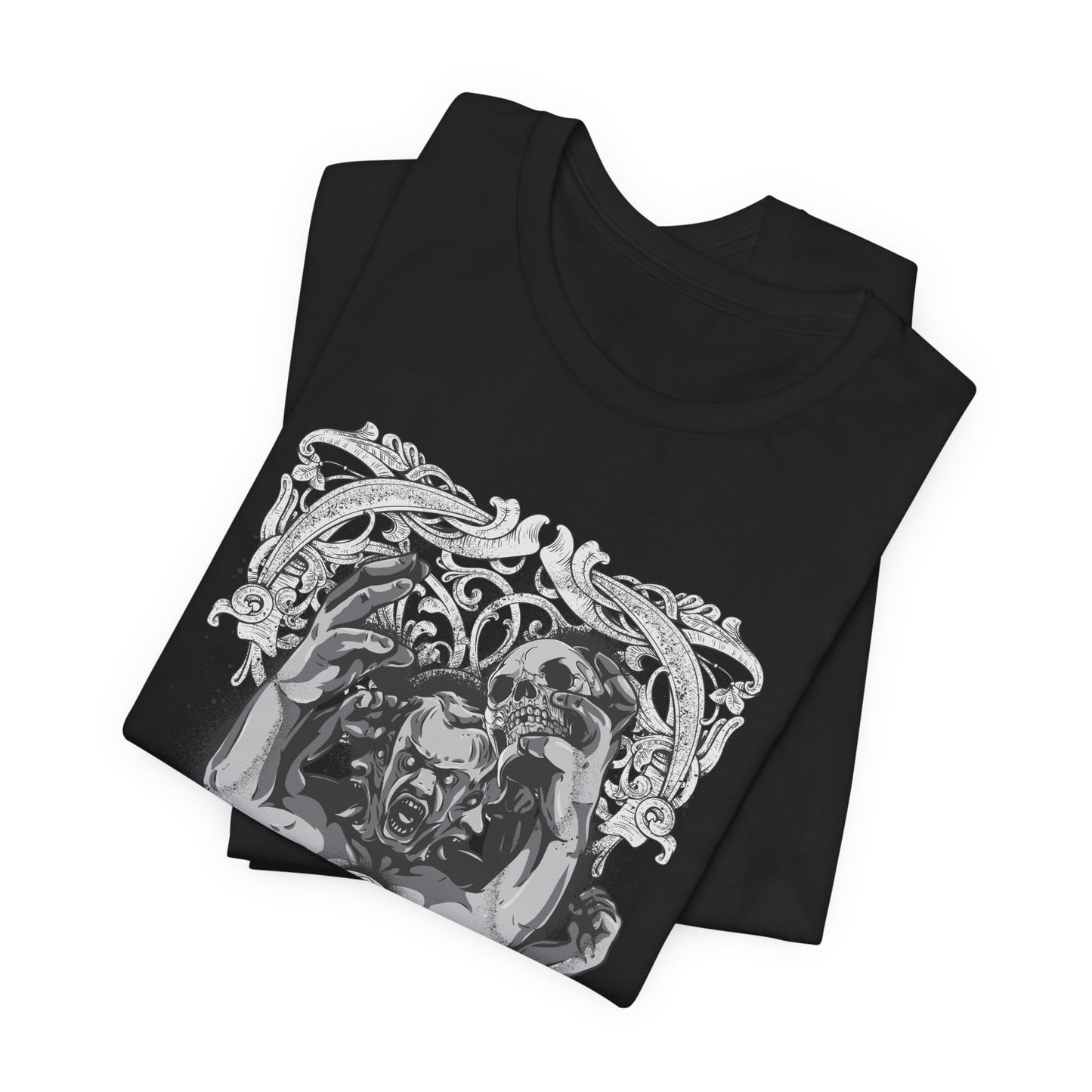 Mask Artwork Illustration Graphic Unisex Cotton T-Shirt r17