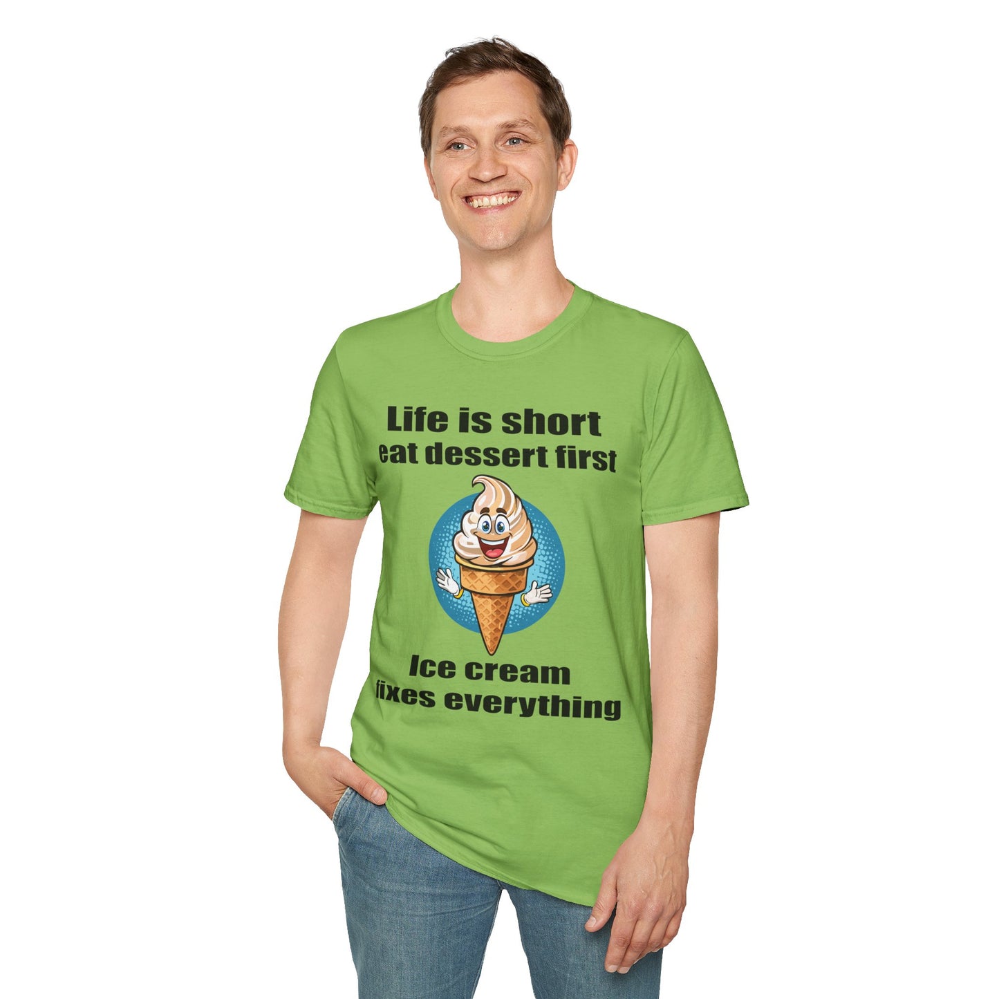 Food Tees, Funny Food T Shirts, Funny T Shirts, Shirt with Food, Junk Food Tees, Shirt with Ice Cream, Ice Cream T-Shirt